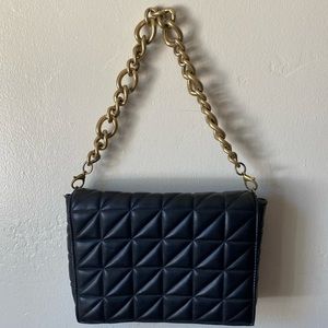 Zara quilted chain shoulder bag